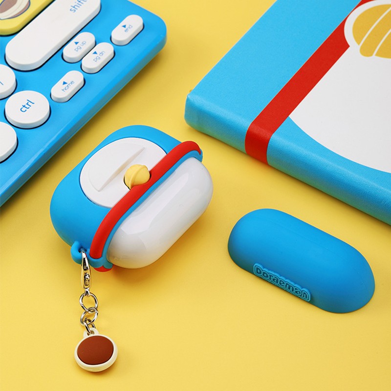 Cartoon Bluetooth Earbuds Cover Silicone Cute Doraemon Wireless Bluetooth Earphone