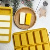 Gold Bar Silicone Mold, 10-Cavity Design, 2-Pack Baking Molds for