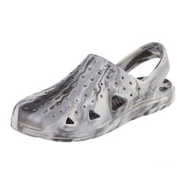 totes Everywear Splash and Play Clog, Grey Marble-Strap, US 5-6 Unisex Little Kid