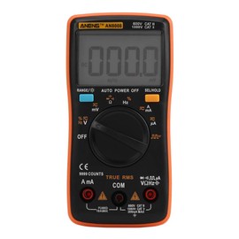 ANENG AN8008 Digital Multimeter, Large LCD Display, Ohm Volt Ampere Voltage Tester, Measurement of AC/DC Voltage, DC Current, Resistance, Diode, Continuity Measuring Instrument