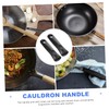 Alipis Chef Cookware Pot Handle Replacement Long Heat Anti-Slip Saucepan