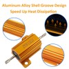 ETOPARS 2 Pcs 25W 20 Ohm 5% Aluminium Casing Wirewound