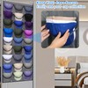 qimeyu Baseball Cap Door Organizer, Grey