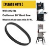 Belt Craftsman 10 Inch Band Saw 1/3 HP Motor 119214000