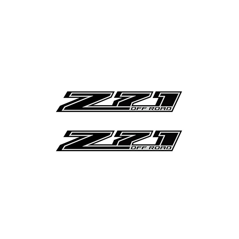 Z71 Offroad Truck Decals - 2014-2018 Bedside Stickers/Black