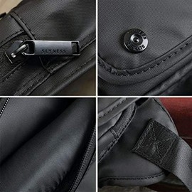 Oxford Motorcycle Drop Leg Bag for Men Women Travel Outdoor Tactical Hiking Climbing Cycling Thigh Waist Pack Fanny Pouch Daypack Black