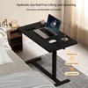 Serxis Side End Table Height Adjustable with 360° Moveable Hidden