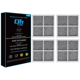 Refrigerator Fresh Air Filter Replacement for LG LT120F ADQ73214404 ADQ73334008 GS-D665BSL GS-D665PL GF-AD910SL GF-B590PL Pure N Fresh F/LM/LS Series Fridge Fresh Air Filter (4-Pack)