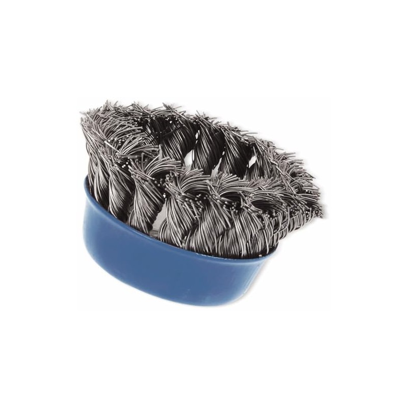 Cup Brush Diameter 75 mm M14 Knotted Wire Brush for
