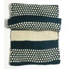 Aesthetinc Fashion Chunky Stripe and Dot Pattern Knit Infinity Loop