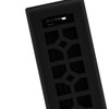 Imperial RG3473 Templar Decorative Floor Register, 2.25x12 Inch, Black Iron