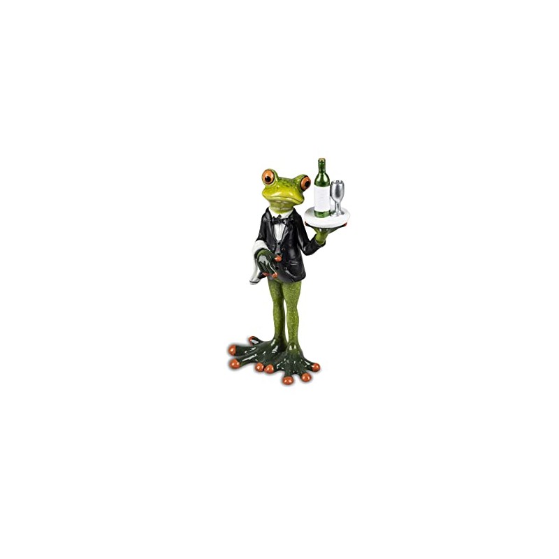 formano Frog House Figurine with Tray Height 15.5 cm Light