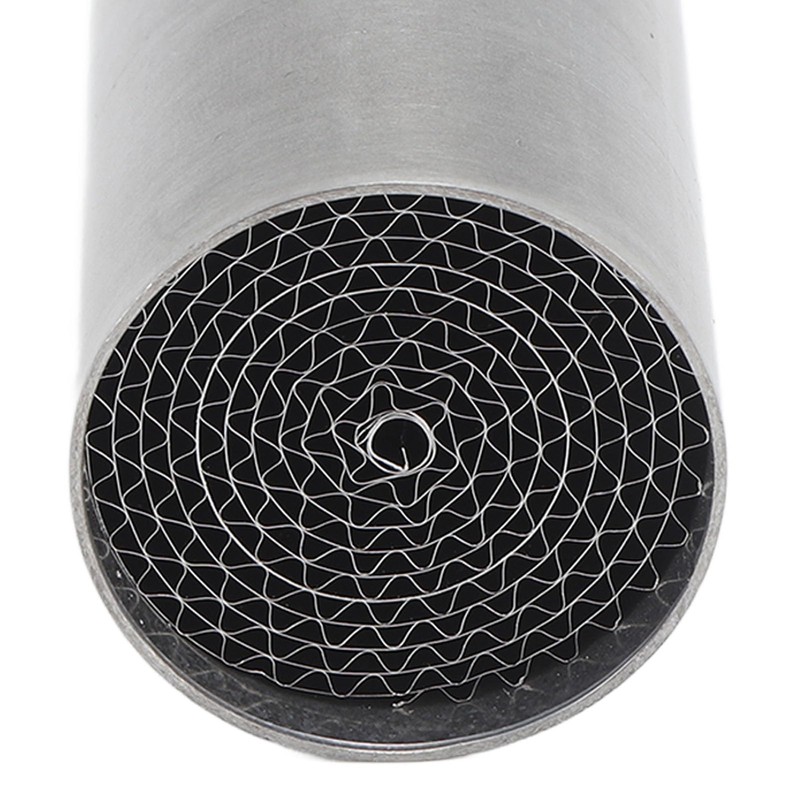 Motorcycle Exhaust Pipe Catalytic Converter, Stainless Steel, Front Middle Exhaust