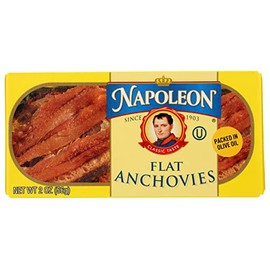 Napoleon Flat Anchovies, 2 Oz (Pack of 25)