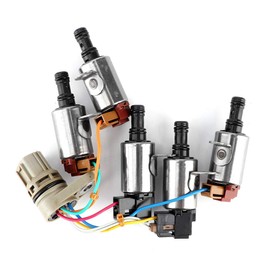 Qiilu Kit de válvula solenoide de transmisión, kit de solenoide de transmisión apto para honda Accord/Acura/CR-V/Element 28500-PRP-004