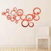TechMel Sticker 3d Para Pared Elegantes Circulos Acrilico Set De