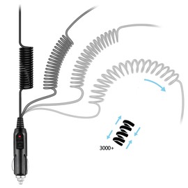 Jantoy Car DC Charger Compatible with Uniden Bearcat Radio Scanner AD7019 RELM HS-200 HS-100 Power