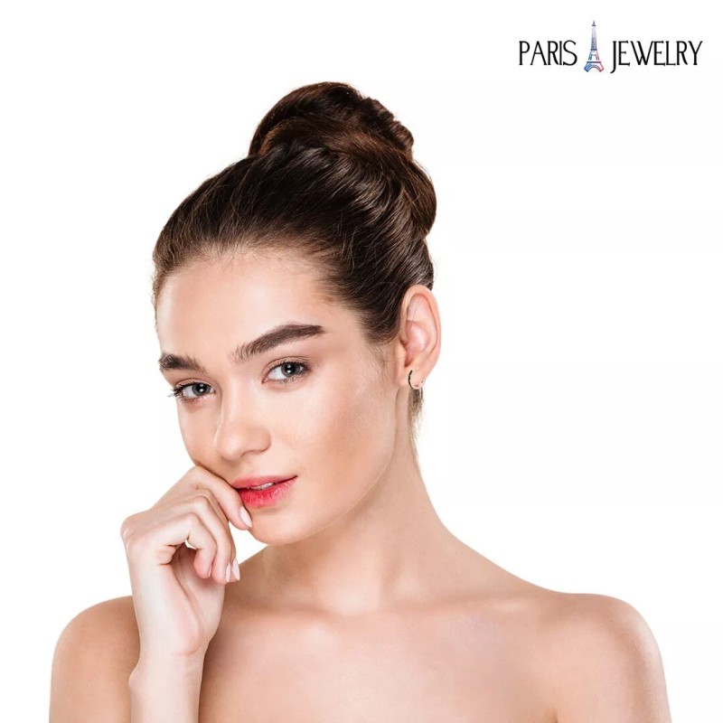 Paris Jewelry 18k Yellow Gold Plated Heart 4 Ct Created