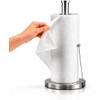 SEAFON Portarrollos Papel Cocina 33 cm Acero Inoxidable Brazo de