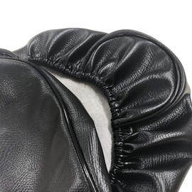 Honda ZOMA 50 ZOOMER Black Special Design Seat Cover, Strong Rubber Type, Made in Japan (Thick Fabric) [Fabric Color: Black/Piping Color: Front and Back, Black] CHRIS-HCR1190-C90