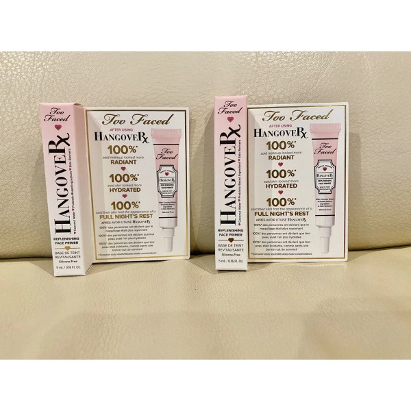 Too Faced Lot of 2 Too Faced HANGOVER RX Replenishing