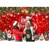 CYLYH 7X5FT Red Christmas Backdrop Merry Christmas Photography Background Xmas