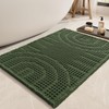 AMOAMI Waffle Bath Mat Super Absorbent Bath Mats for Bathroom