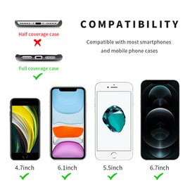 Ownest Compatible with Portable Phone Lanyard, Universal Portable Phone Strap Adjustable Shoulder Strap Neck Phone Lanyard Compatible with All Smartphones - Pink and Mint Green