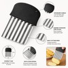 Crinkle Cutter for Vegetables & French Fries – Stainless Steel