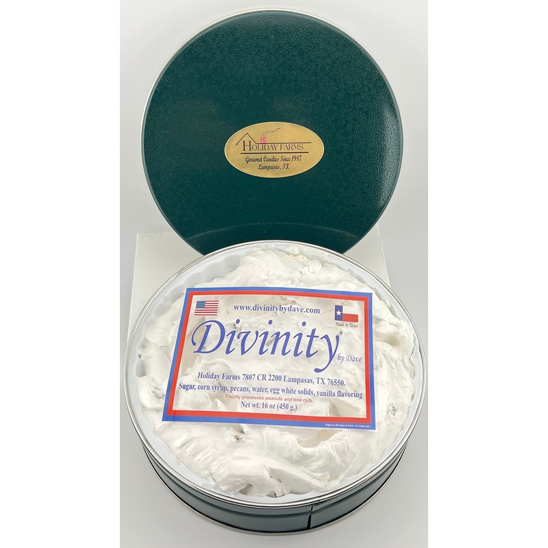 1 Pound Divinity Gift Tin (With Pecans)
