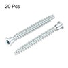 sourcing map 20Pcs M7x70mm Hex Socket Countersunk Head Self Tapping