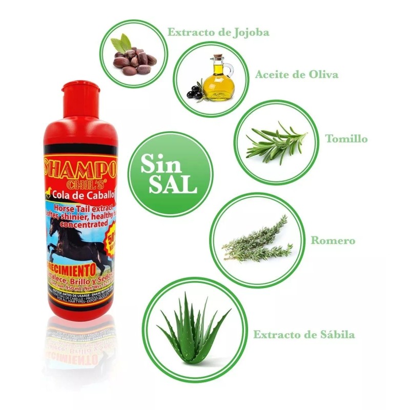 Incredible Products Shampoo Incredible Products En Botella De 950ml De