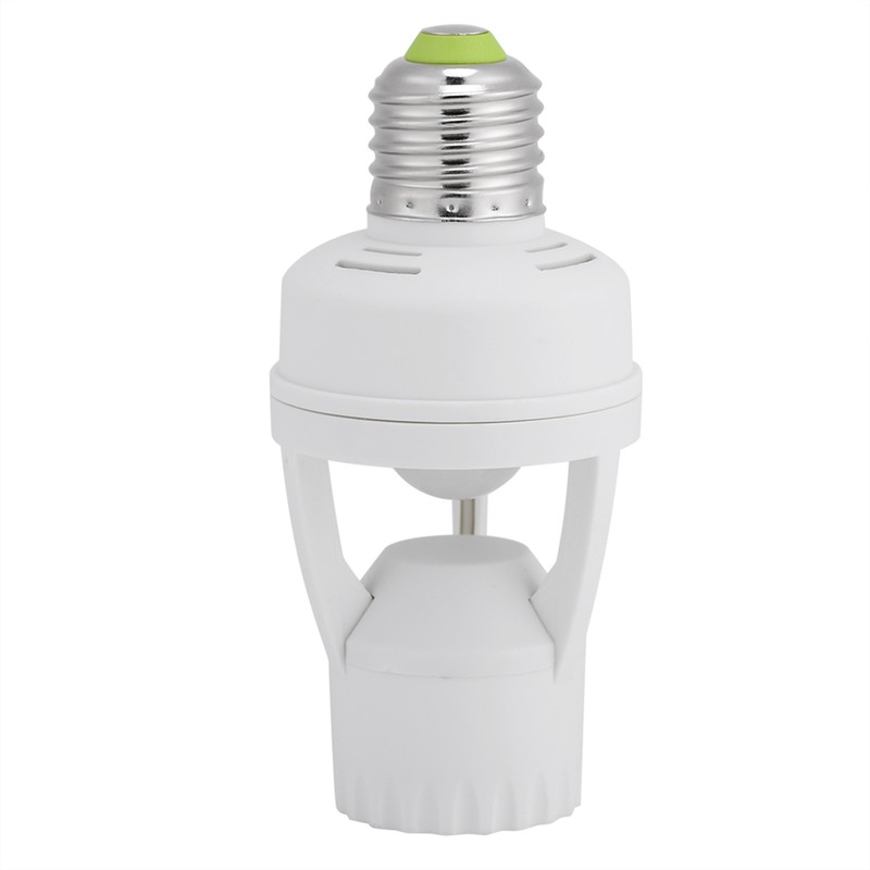 E27 LED Lamp Bulb Holder Light Switch Socket Adjustable Infrared