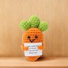 MMNHJHUT Funny Mini Positive Potato,3 Inch Positive Crochet Carrot Toy,Soft