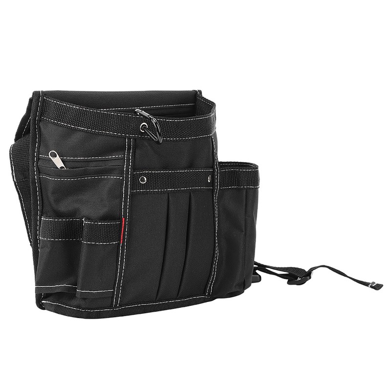 Multifunctional Tool Storage Bag Multi Pockets Adjustable Electrician Waist Bag