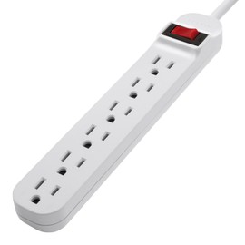 Belkin 6-Outlet Power Strip with 3-Foot Power Cord (F9P609-03)