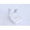 Sndperiexam 1Pc White Elegant Ring Box, Small Jewellery Box for