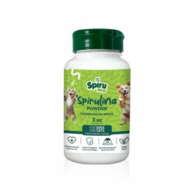 Spirulina-Based Powder for Pets Produced in The Atacama Dessert - Natural Supplement Nutrient-Rich, Essential Amino Acids & Prebiotics - 3 oz