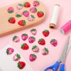 45 Pcs Strawberry Patches Strawberry Appliques Sew on or Glue