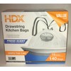 HDX Drawstring White Kitchen bags/ 140 count