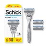 Schick Hydro 5 Mens Dry Skin Razor Value Pack