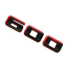 1x Escalade 600 Logo Badge Decals Replacement for Escalade Rear Liftgate Emblem 3D Nameplate (Redline)