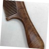 Healvian Wooden Hair Comb with Round Handle Durable Smooth Comb