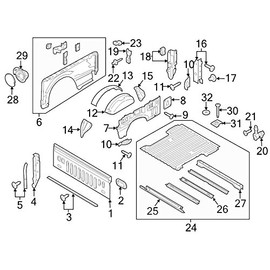 Ford W718208S450B - Screw