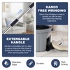 Spin Mop and Bucket System with180-Degree Rotating Head Telescopic Handle