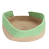 Round Cat Bed Cotton Rope Woven Basket Multipurpose Sleeping Scratching
