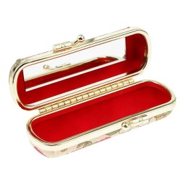 Estuche Para Pintalabios Flor Retro Flor Retro