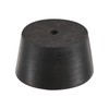 sourcing map Rubber Tapered Plug 42mm to 50mm with Hole