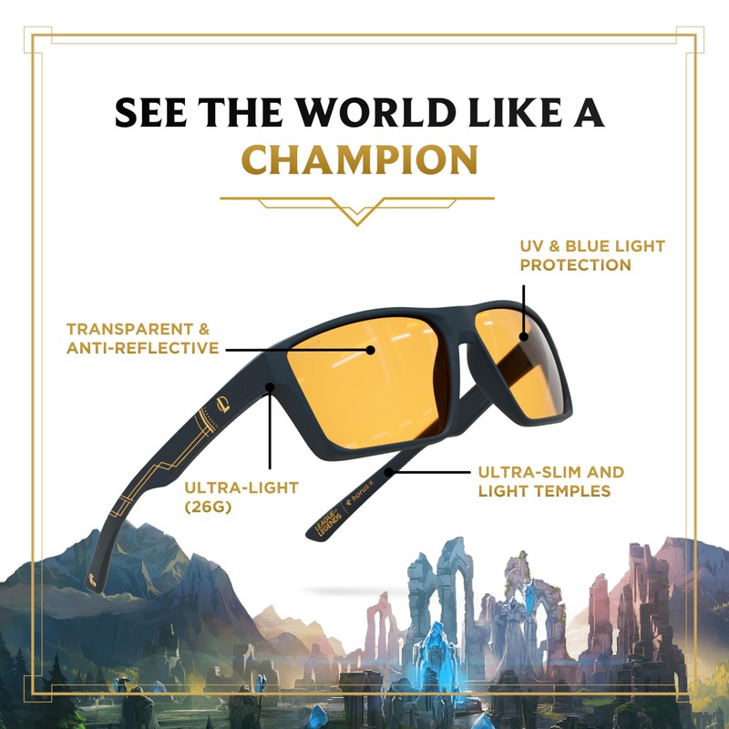 Horus X ® • Gaming Glasses • Blue Light Filter
