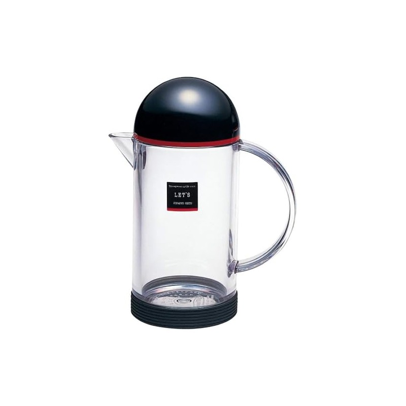 岩崎 レッツ ピッチャー ブラック 300ml K-1183LB
